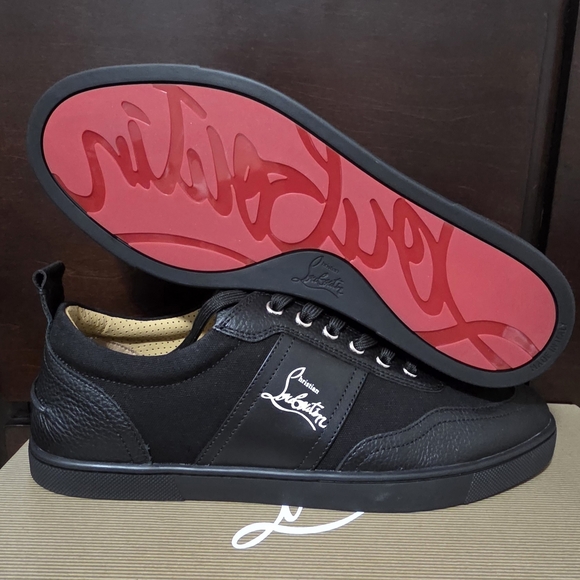 Christian Louboutin Other - Christian Louboutin Black Red Bottoms Men 44 (10.5-11)